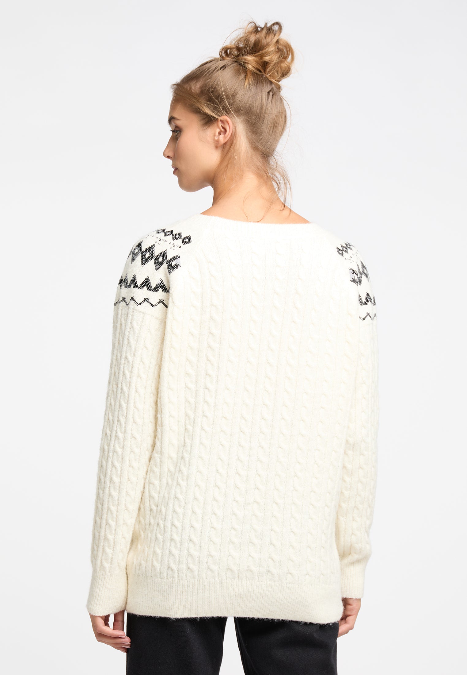 usha FESTIVAL Women's Knit Sweater