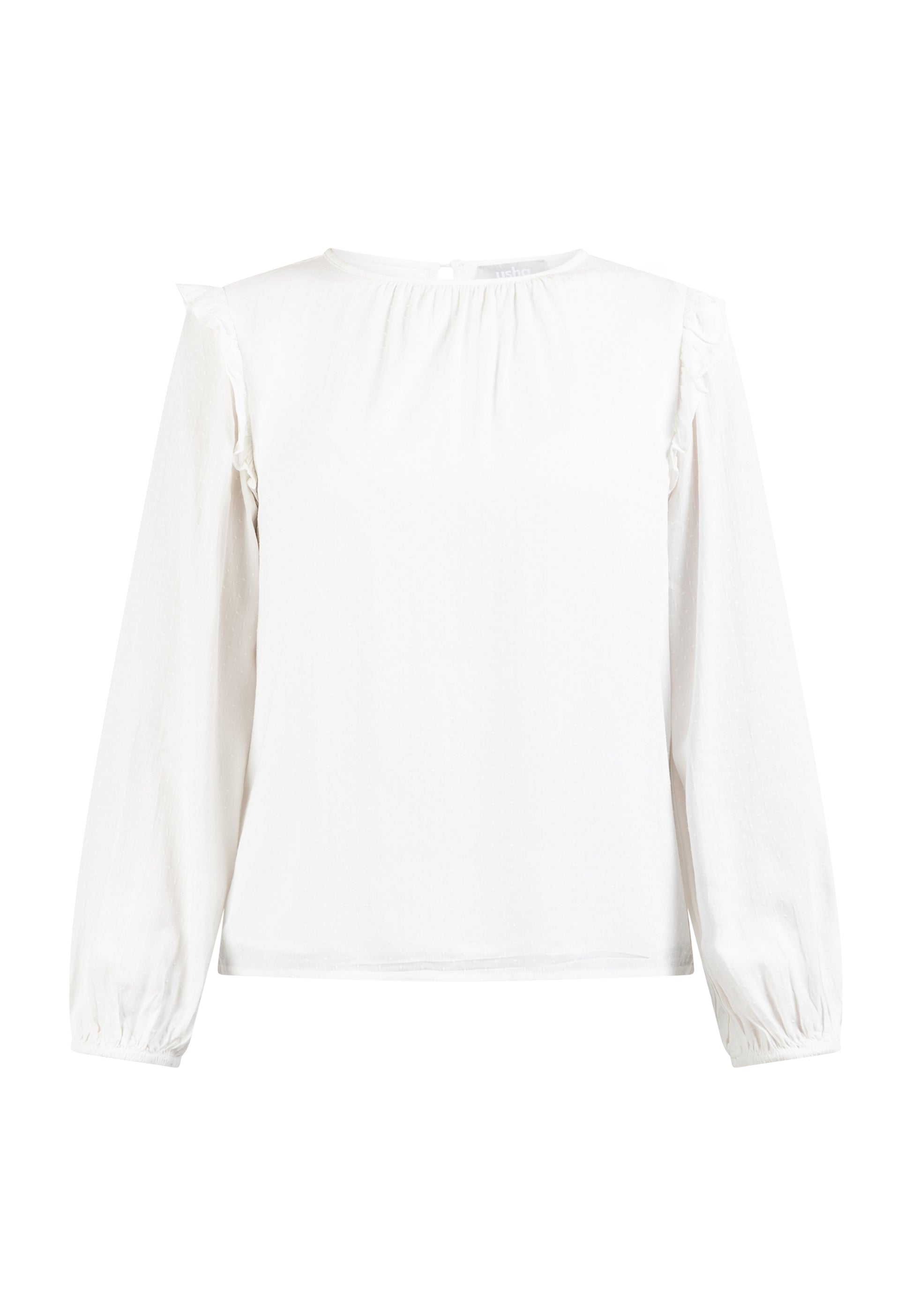 usha Women's Classic Long Sleeve Blouse