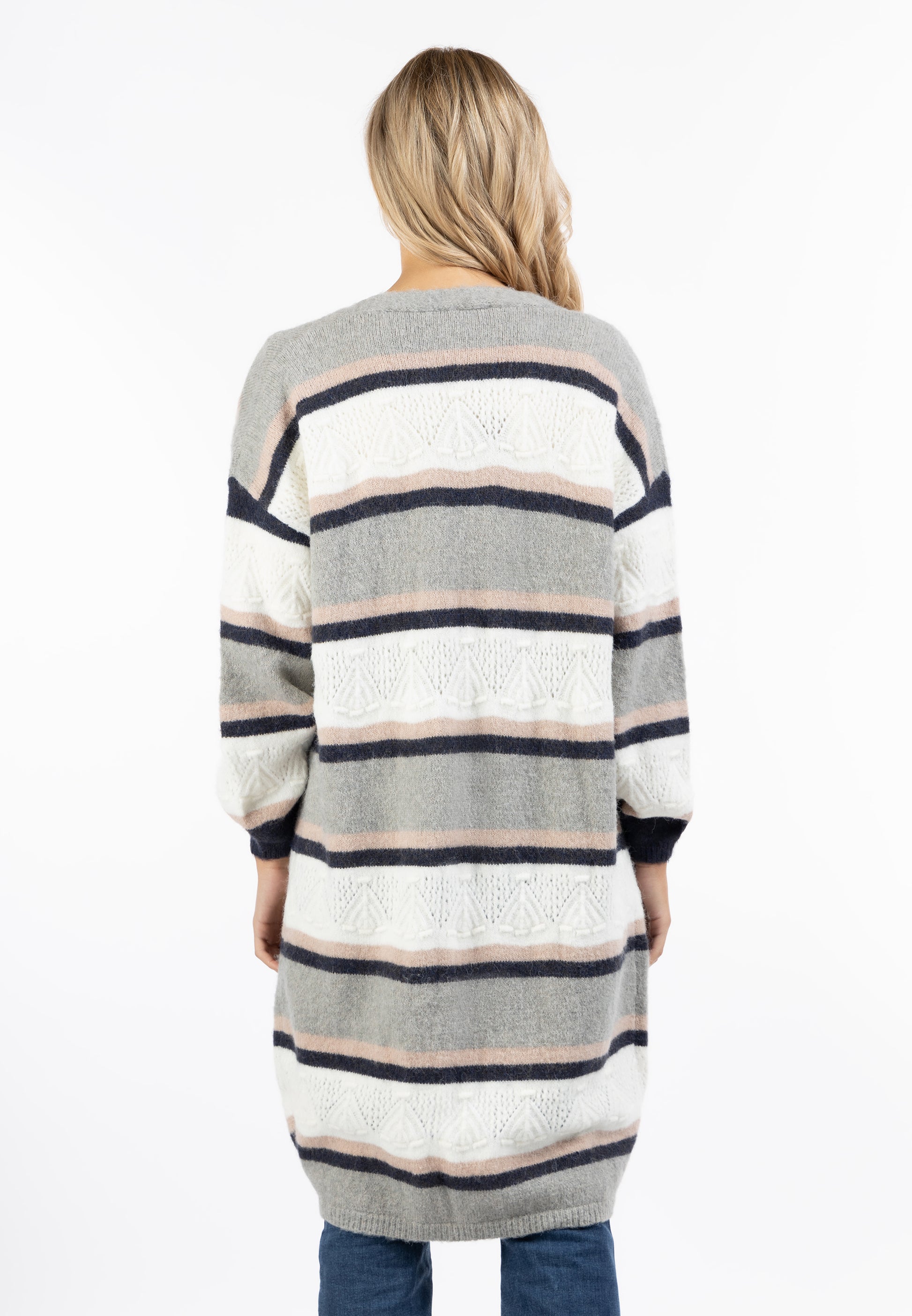 usha FESTIVAL Women's Knit Long Cardigan