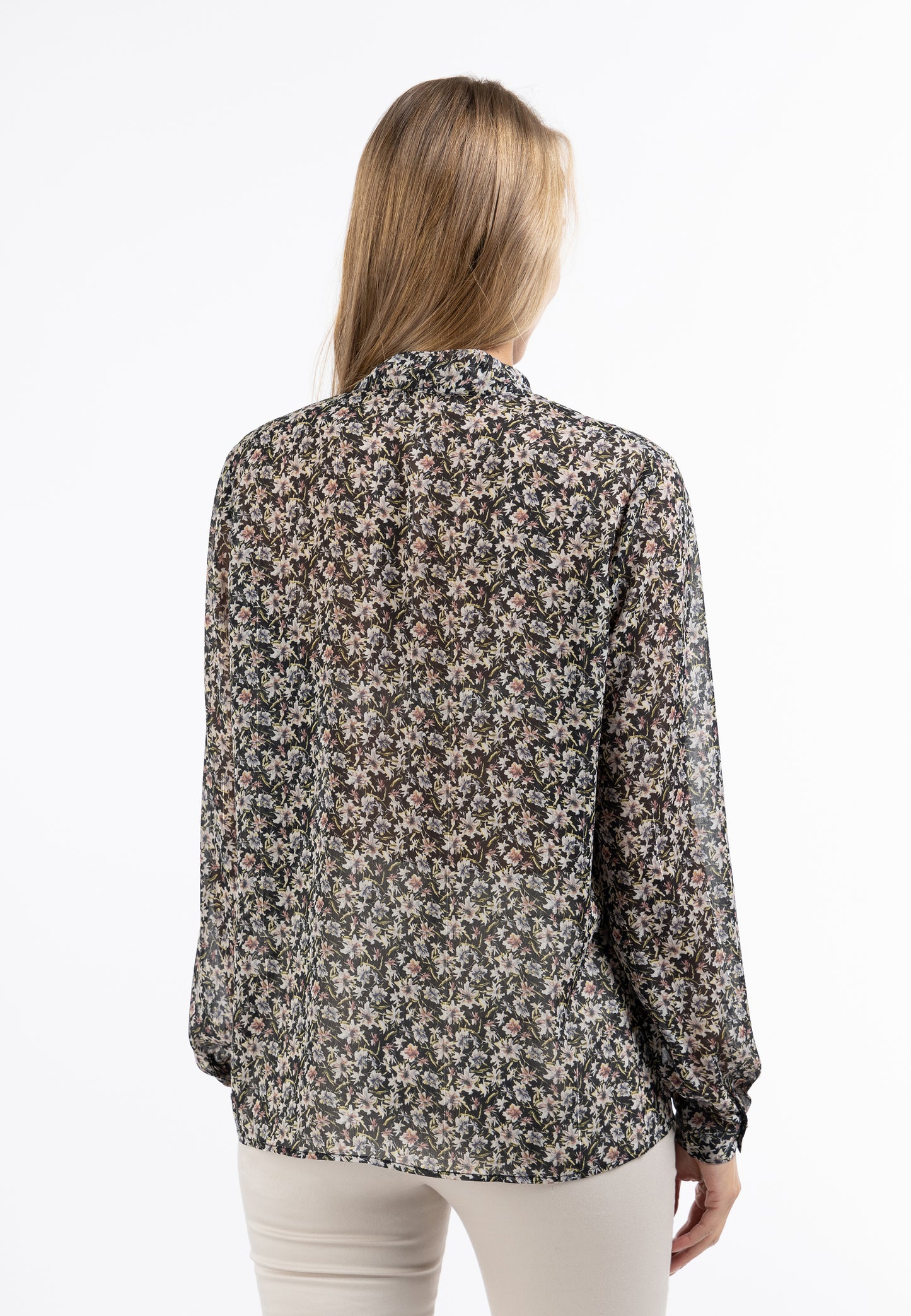 usha Women's Long Sleeve Blouse