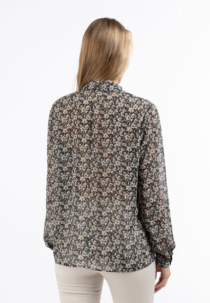 usha Women's Long Sleeve Blouse