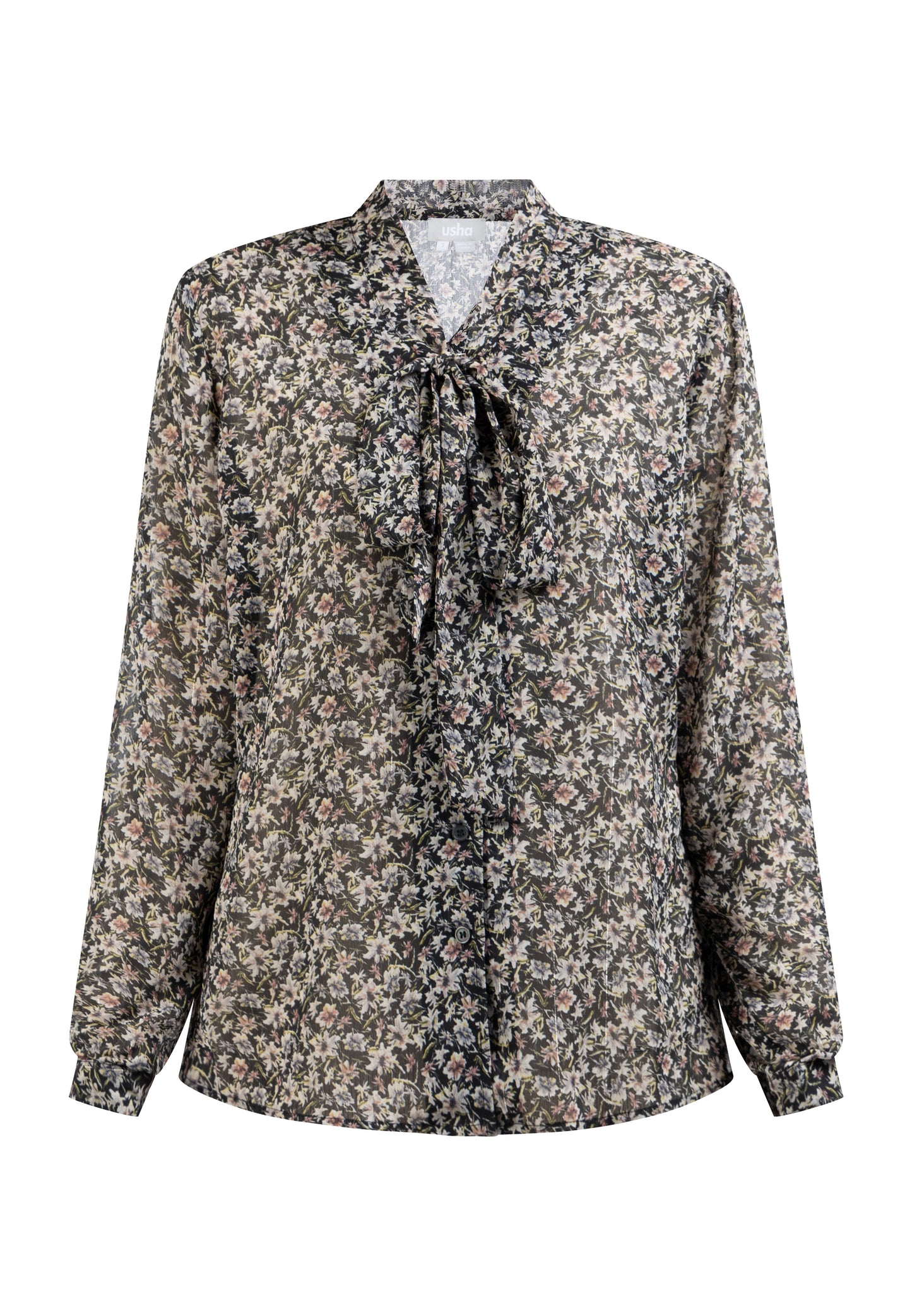 usha Women's Long Sleeve Blouse