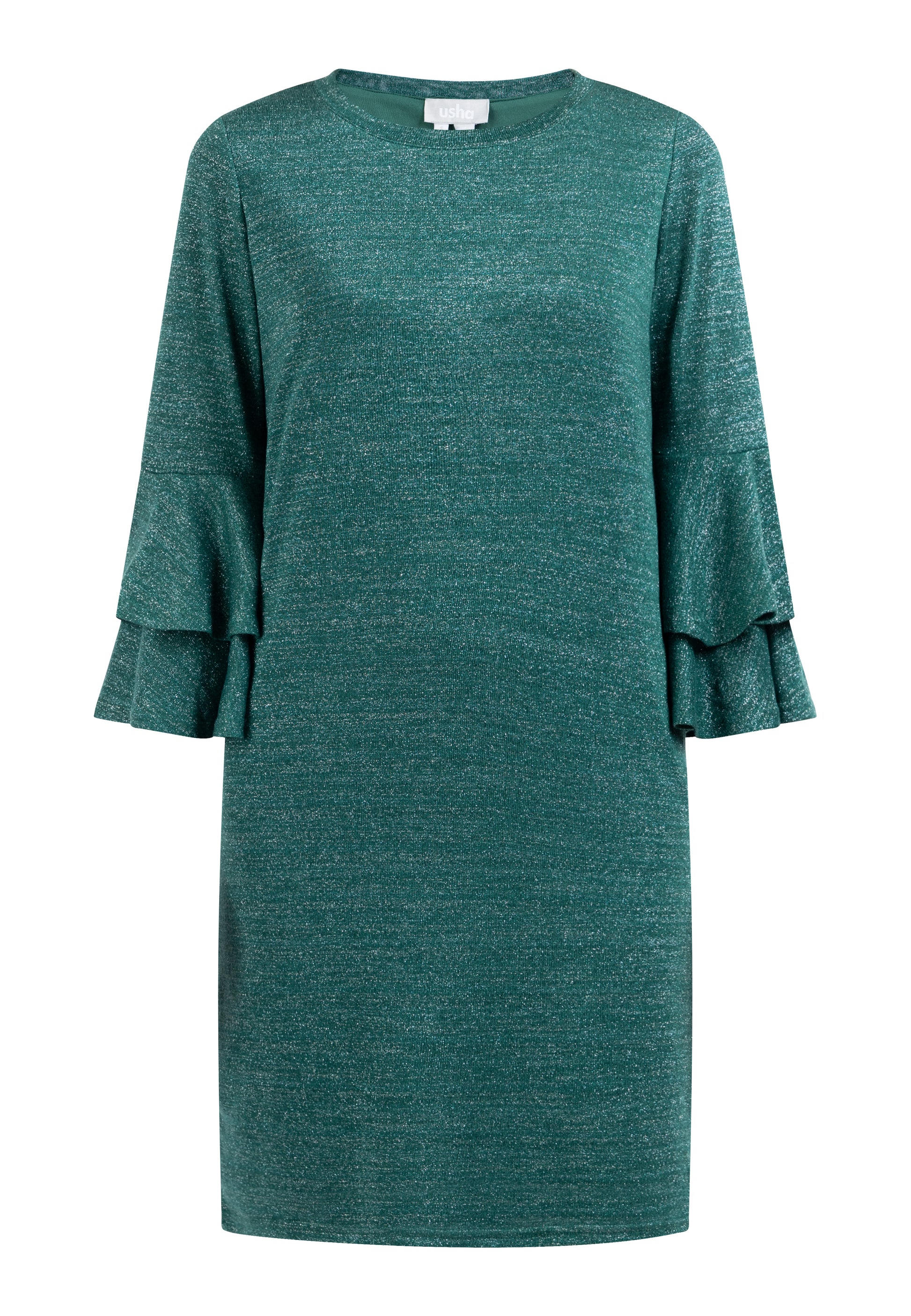 usha Women's Long Sleeve Dress