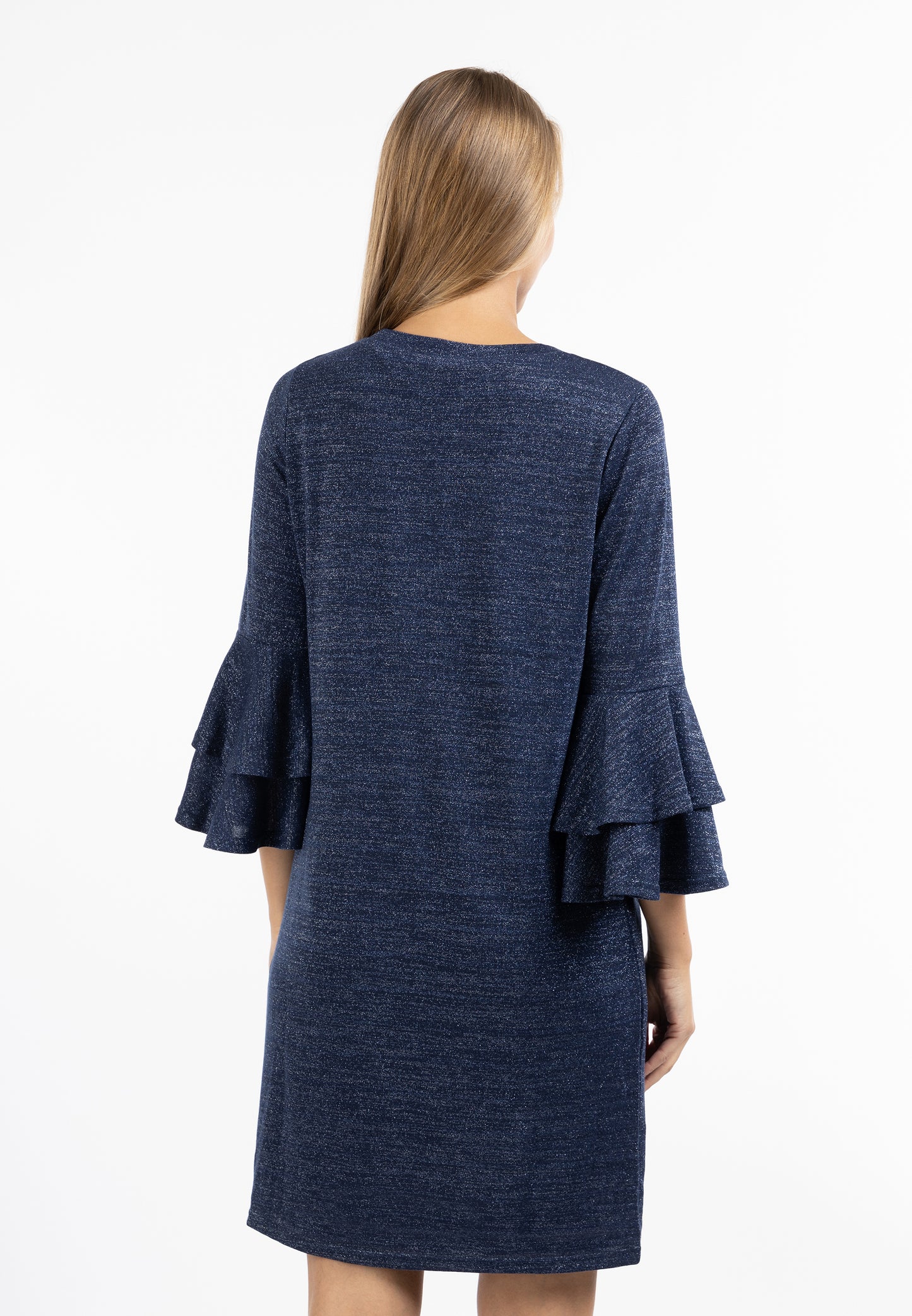 usha Women's Long Sleeve Dress