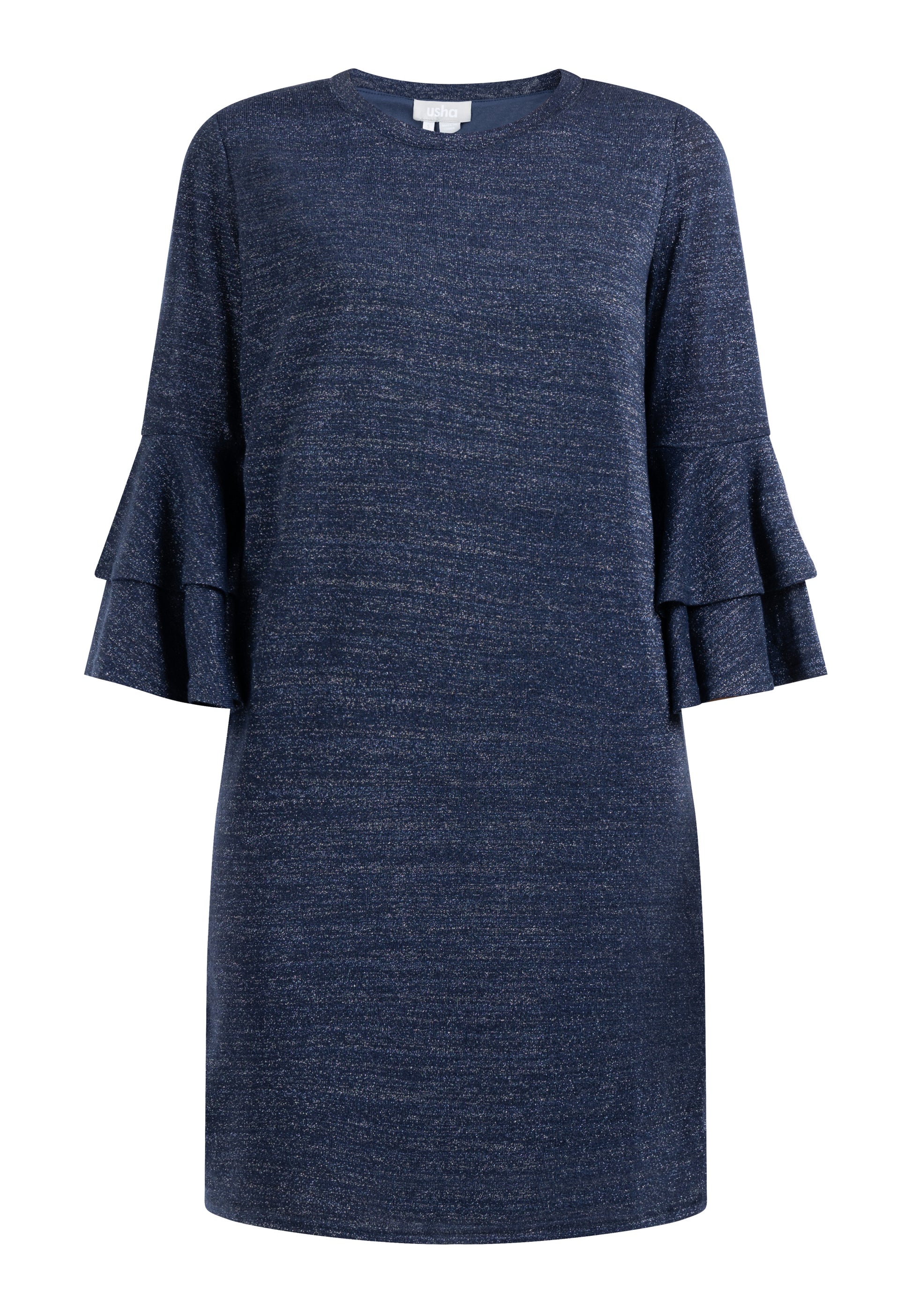 usha Women's Long Sleeve Dress