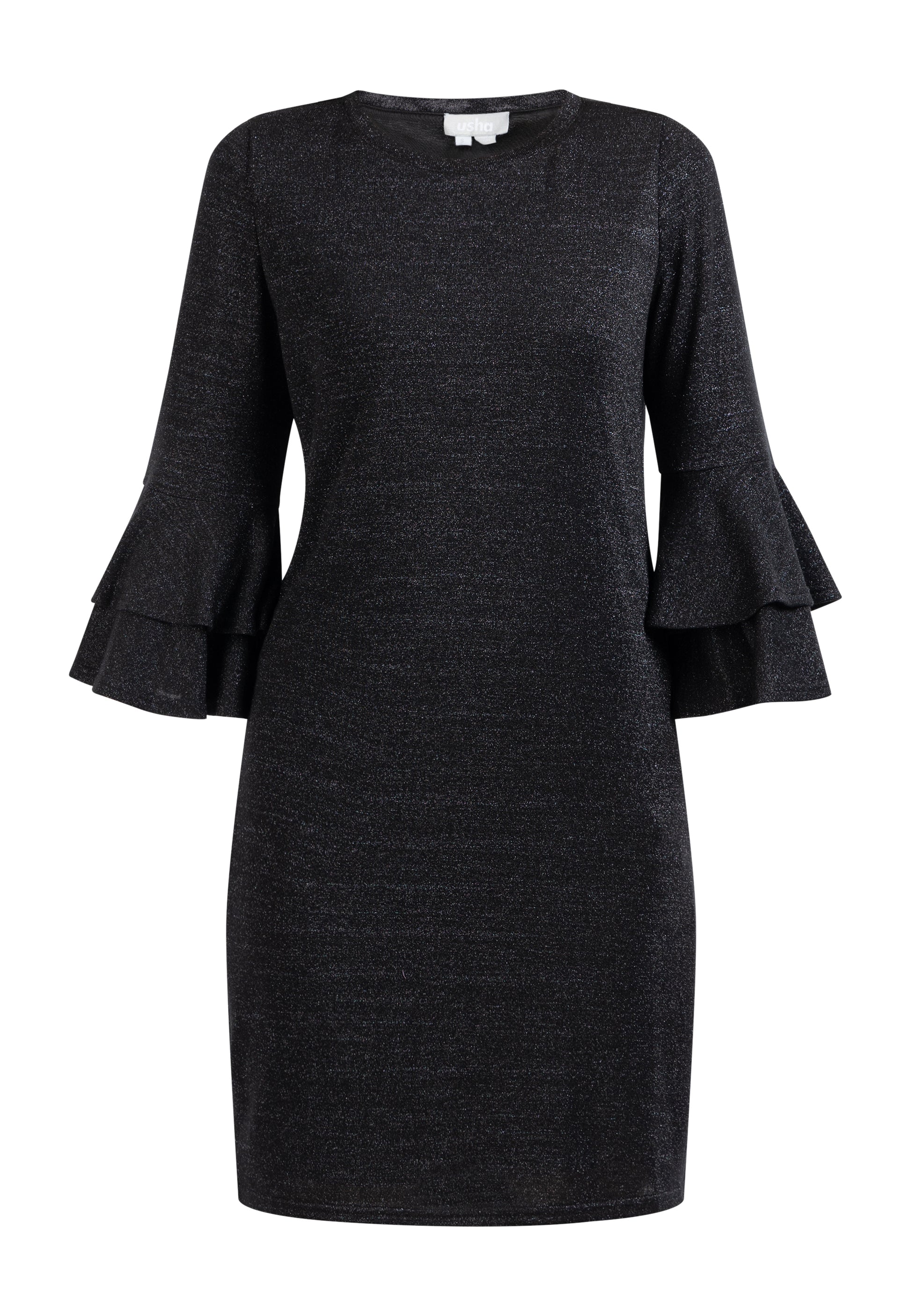 usha Women's Long Sleeve Dress