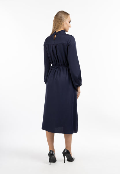 usha Women's Long Sleeve Dress