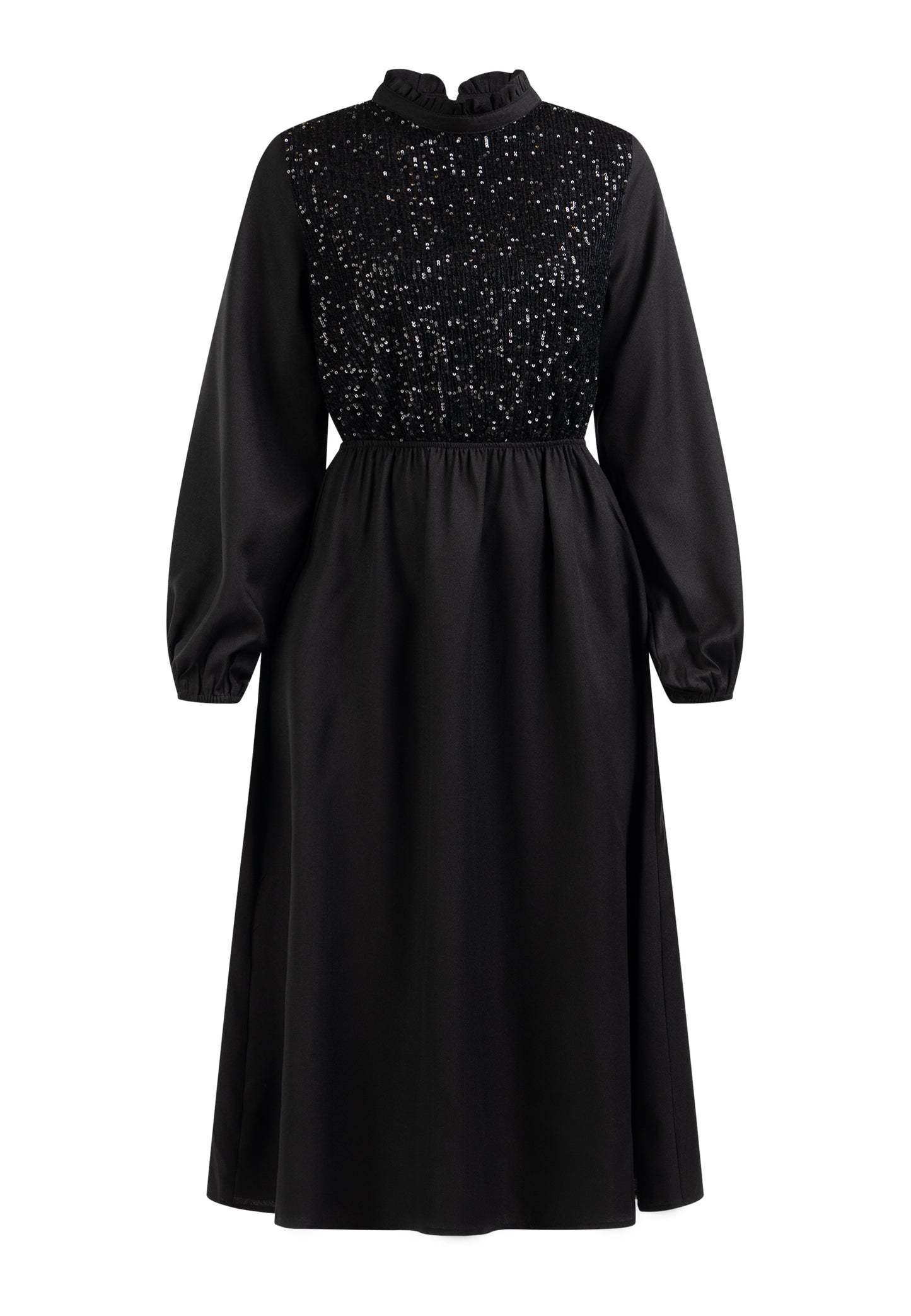 usha Women's Long Sleeve Dress