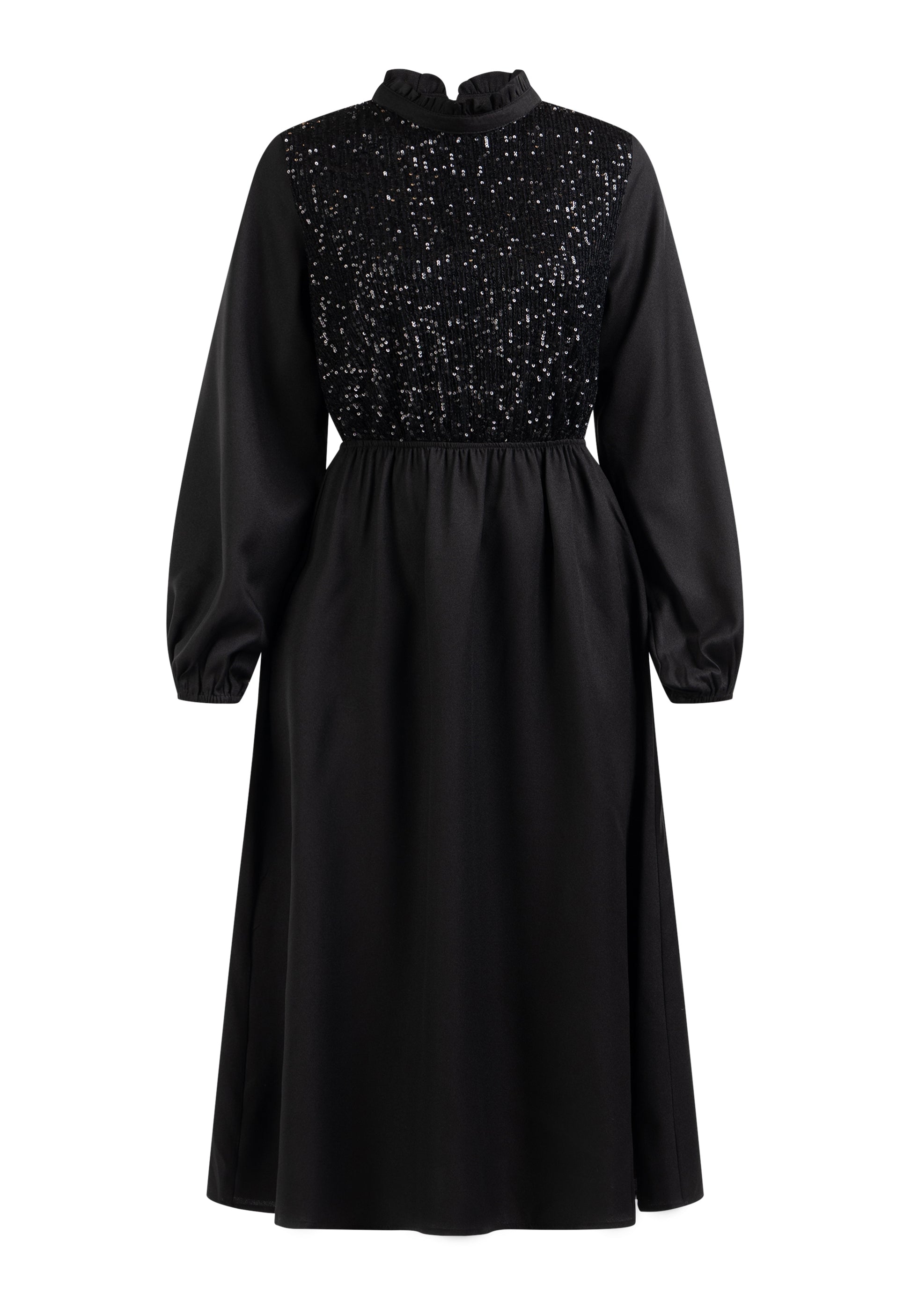 usha Women's Long Sleeve Dress