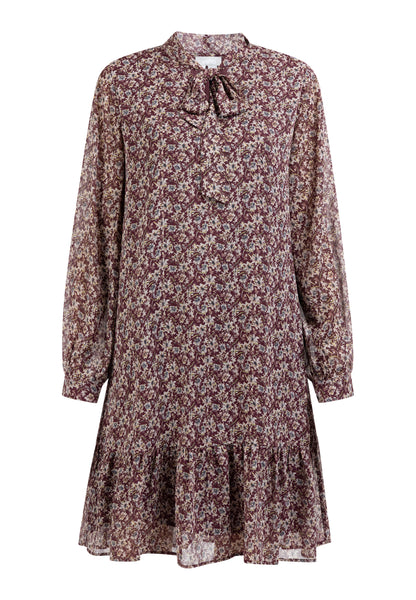 usha Women's Long Sleeve Dress