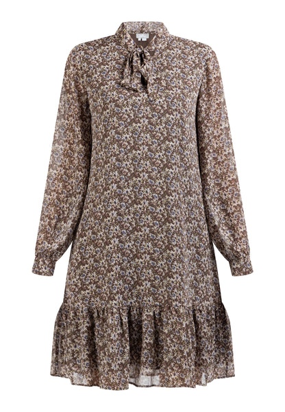 usha Women's Long Sleeve Dress