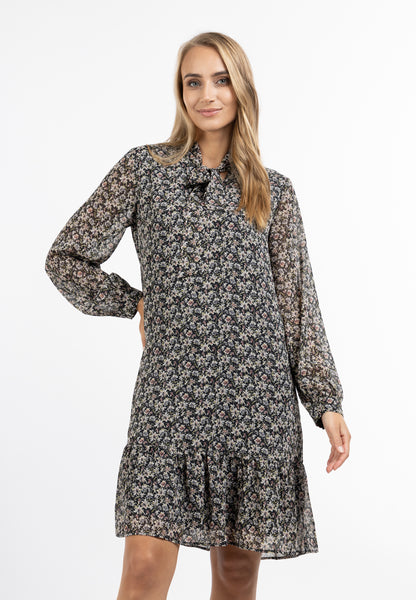 usha Women's Long Sleeve Dress