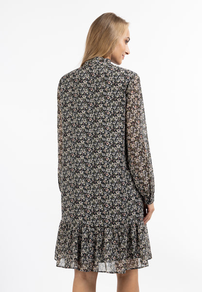 usha Women's Long Sleeve Dress
