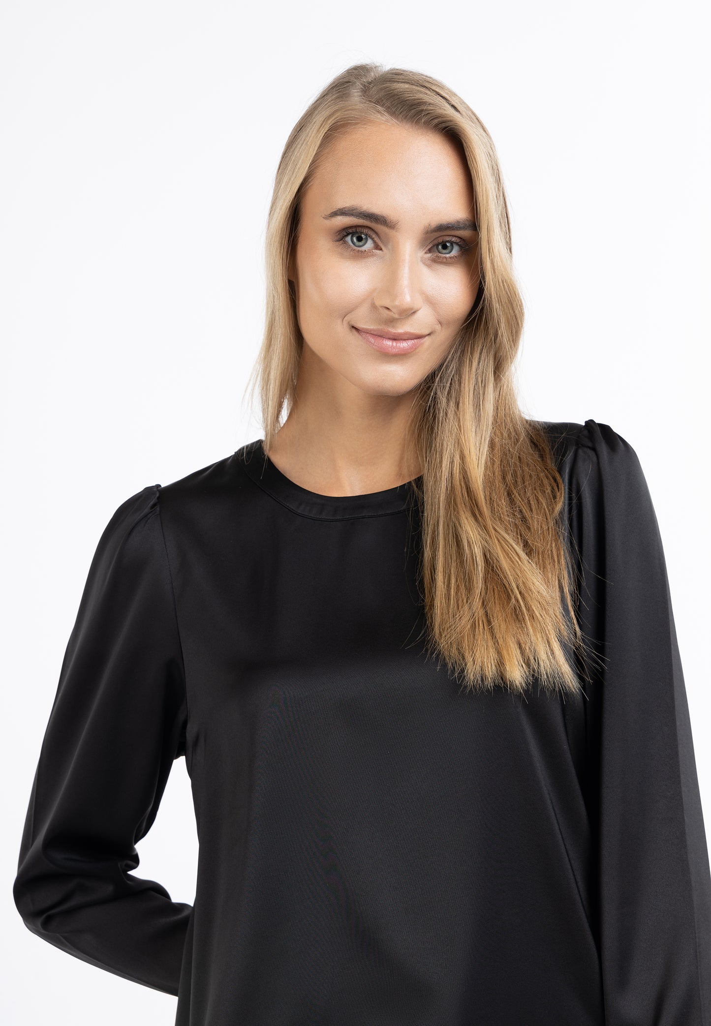usha BLACK LABEL Women's Long Sleeve Blouse