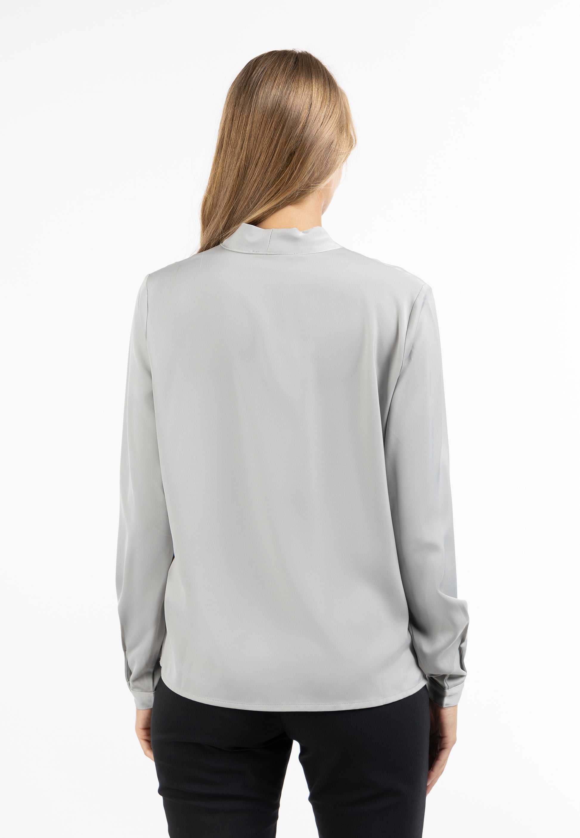 usha BLACK LABEL Women's Tie Neck Blouse