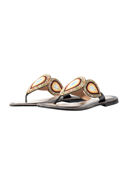 usha FESTIVAL Kobiety's Beaded Sandals