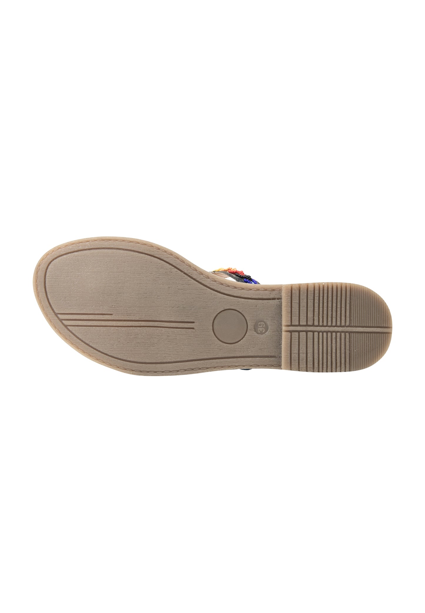 usha FESTIVAL Women's Beaded Sandals