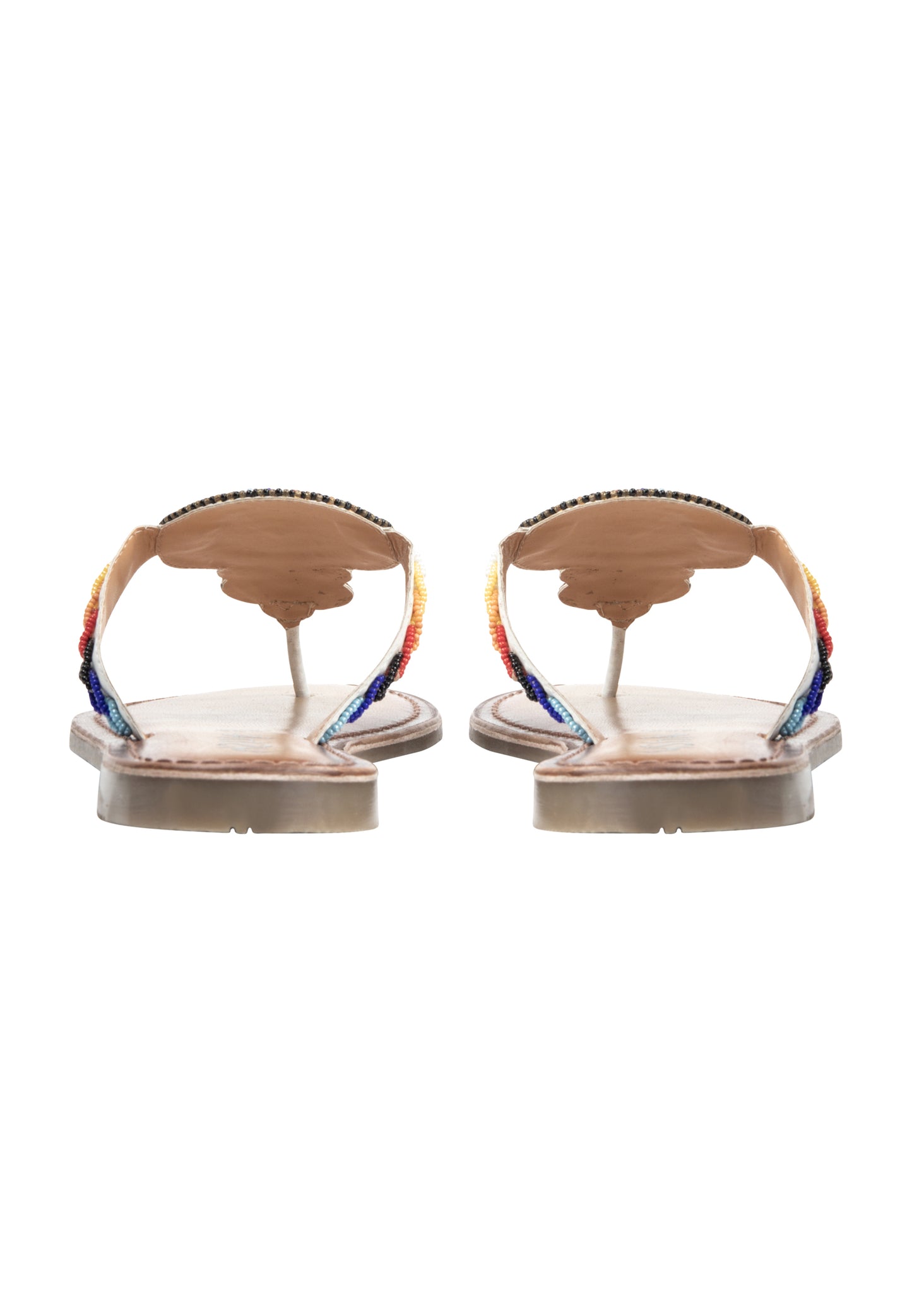 usha FESTIVAL Women's Beaded Sandals