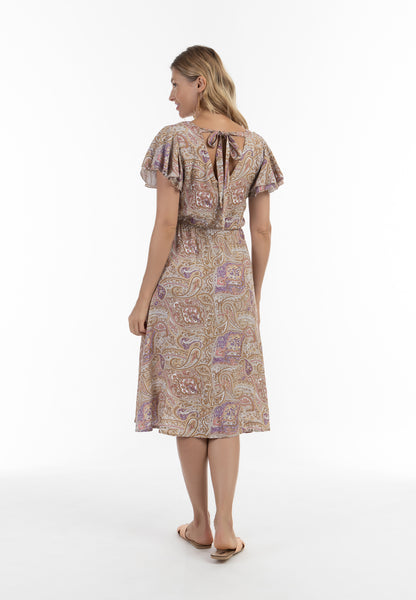 usha FESTIVAL Kobiety's Paisley Print Sukienka