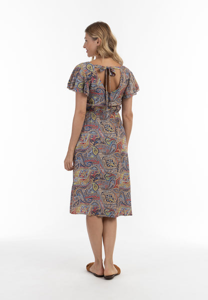 usha FESTIVAL Kobiety's Paisley Print Sukienka