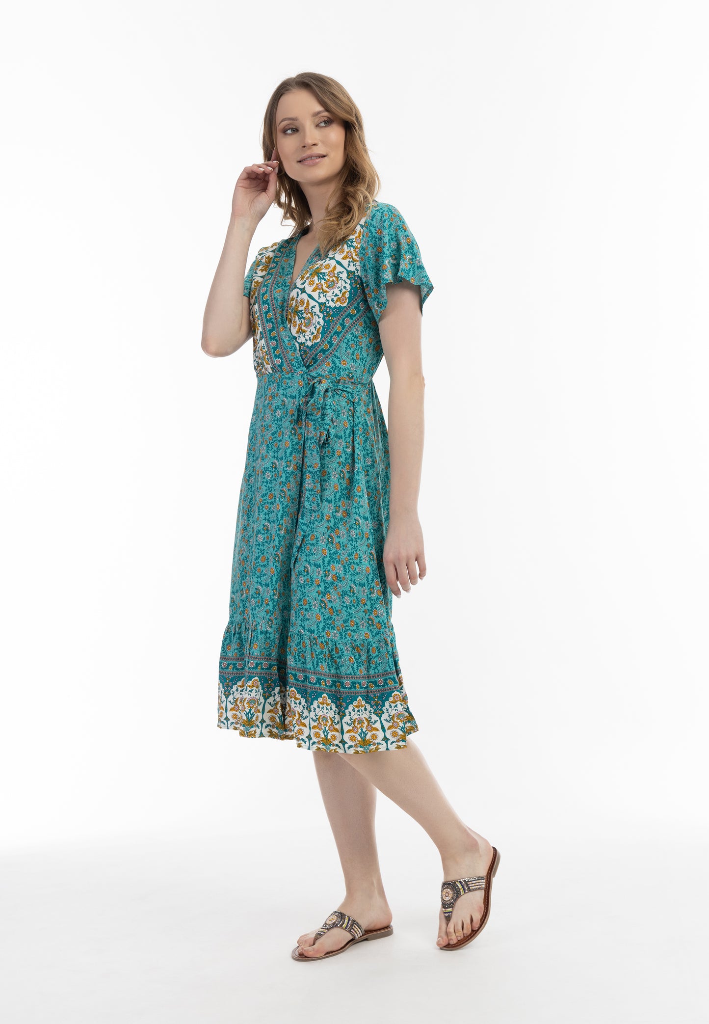usha FESTIVAL Women's Summer Dress