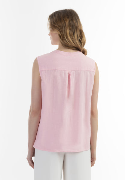 usha Women's Blouse Top With Lace