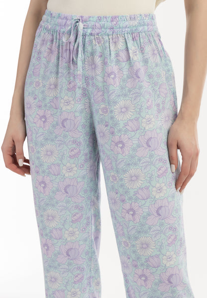 usha Women's Cloth Trousers