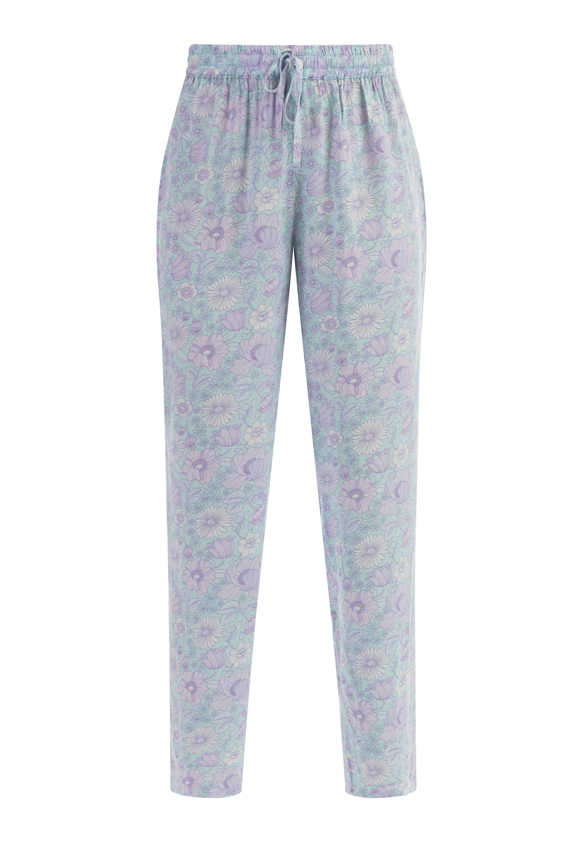 usha Women's Cloth Trousers