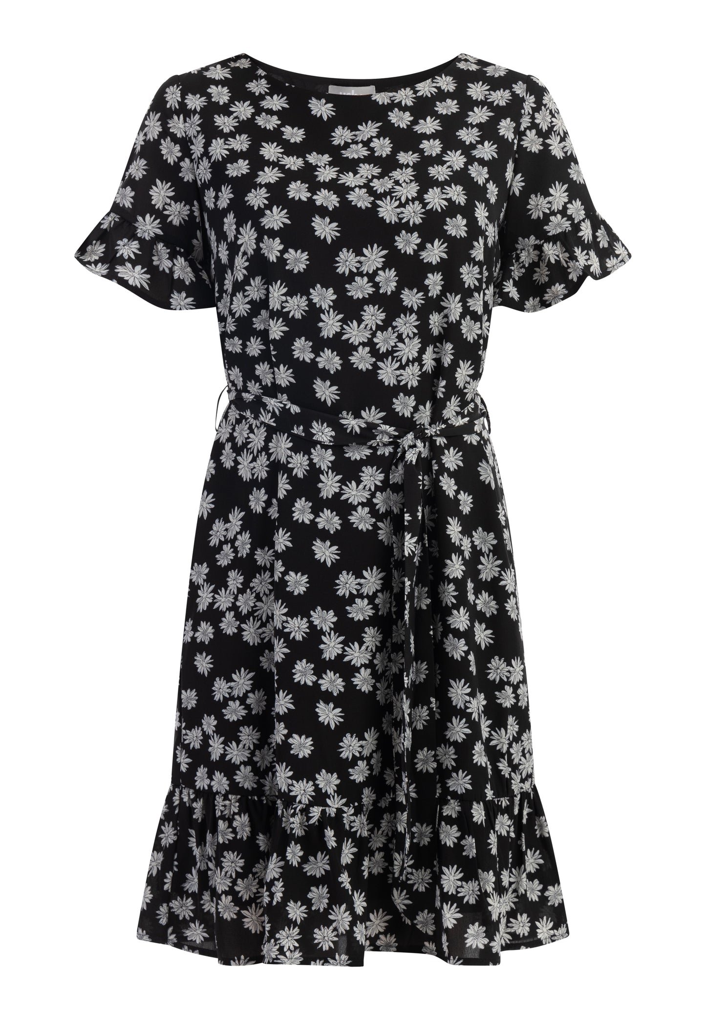 usha Women's Midi Dress With Ruffles