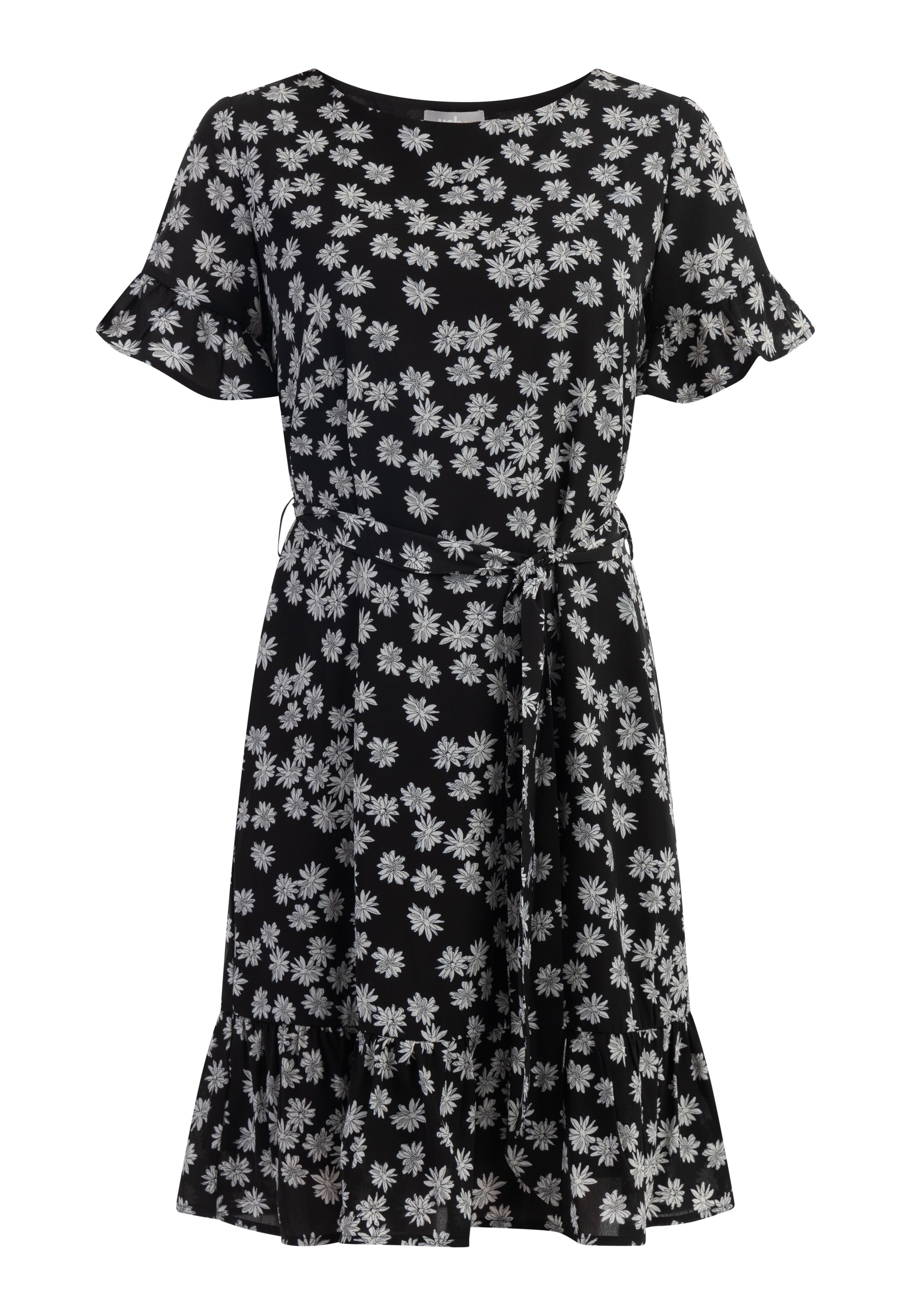 usha Women's Midi Dress With Ruffles