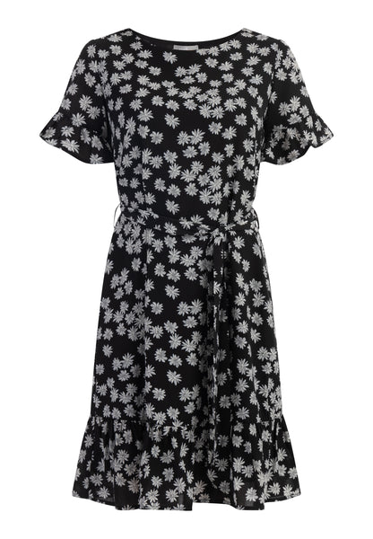 usha Women's Midi Dress With Ruffles