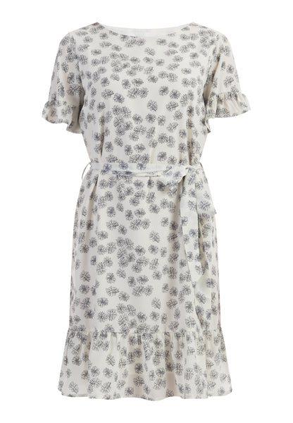 usha Women's Midi Dress With Ruffles