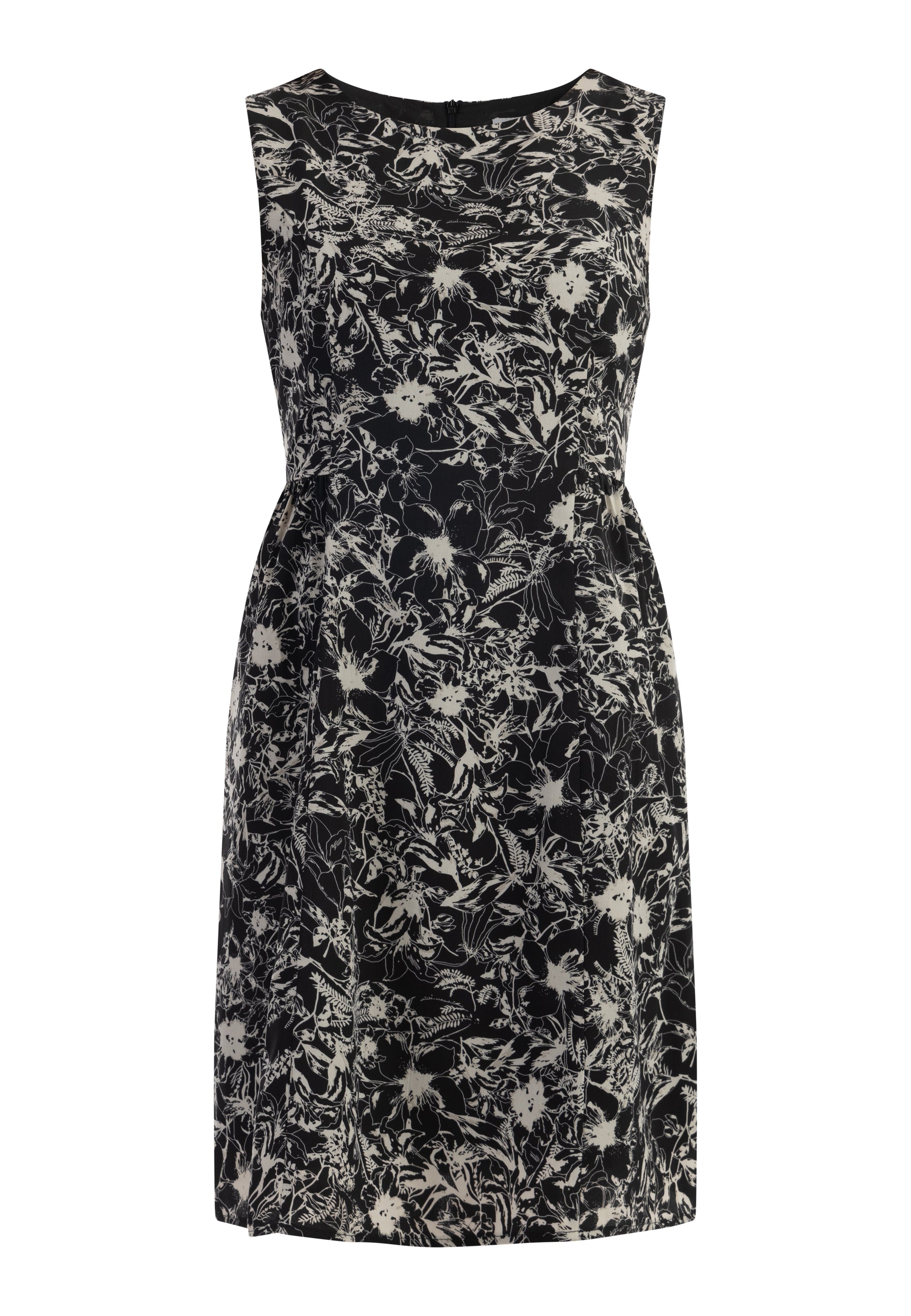 usha Women's Midi Dress With A Retro Print