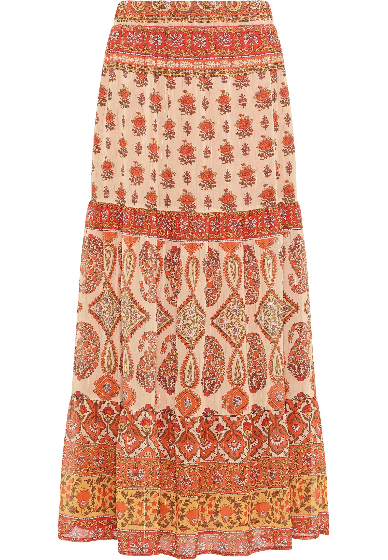 usha FESTIVAL Women's Tiered Skirt