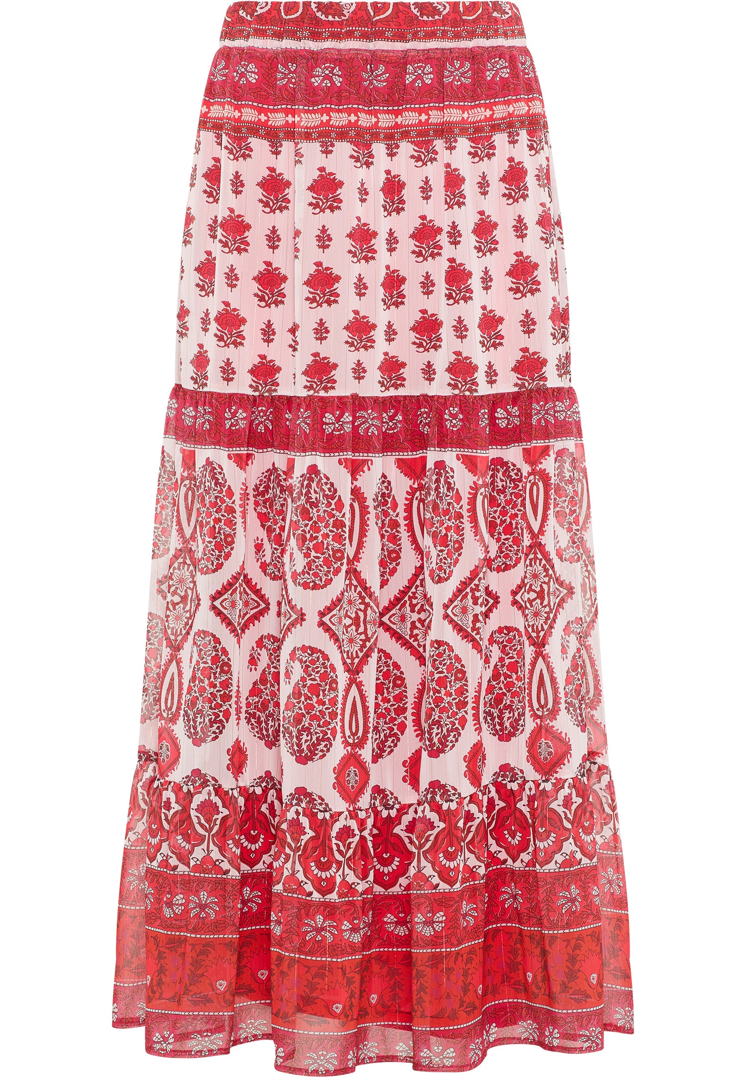 usha FESTIVAL Women's Tiered Skirt
