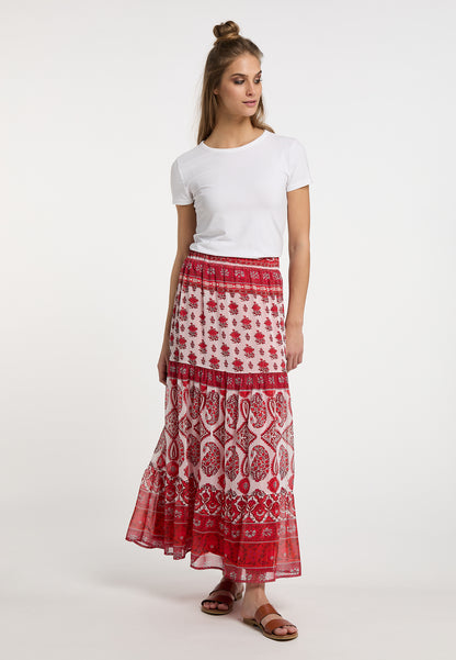 usha FESTIVAL Women's Tiered Skirt