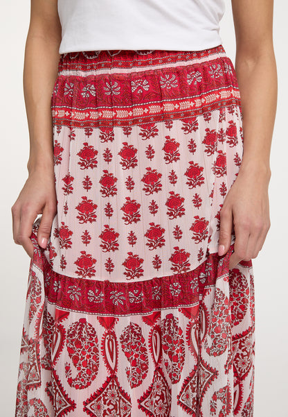 usha FESTIVAL Women's Tiered Skirt