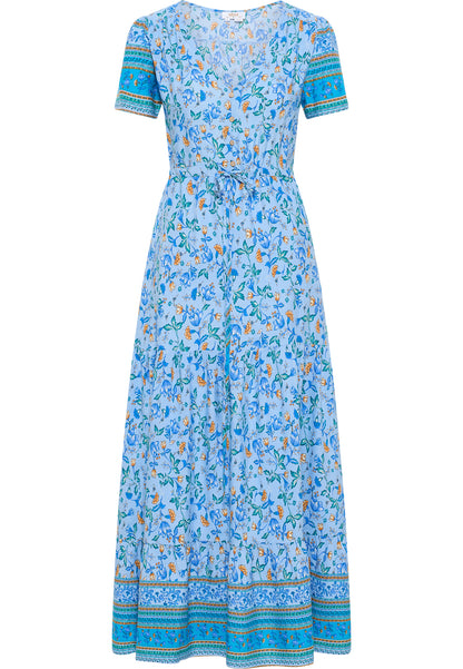 usha FESTIVAL Kobiety Kwiatowy Print Maxi Sukienka