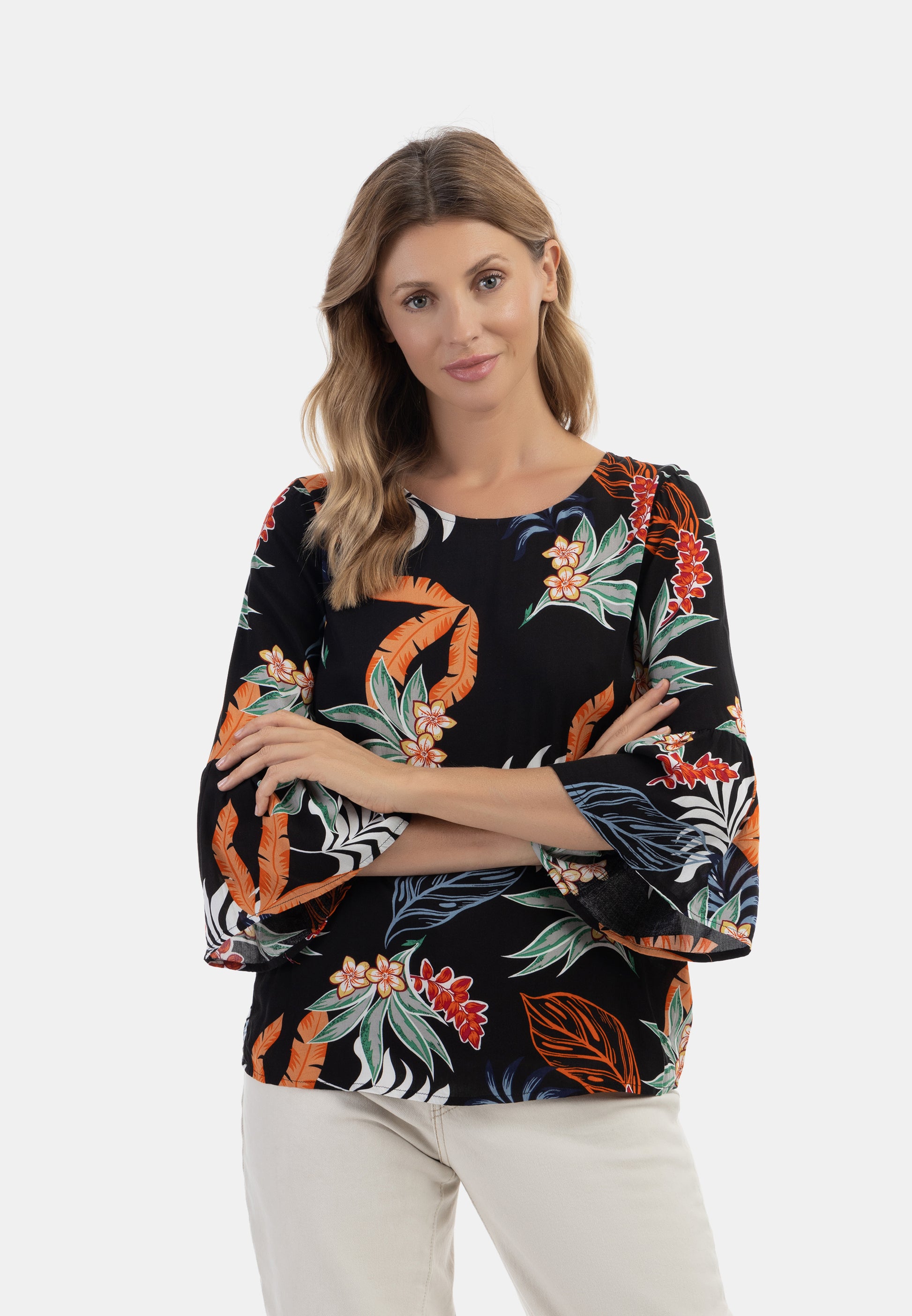 usha Women's Blouse Shirt