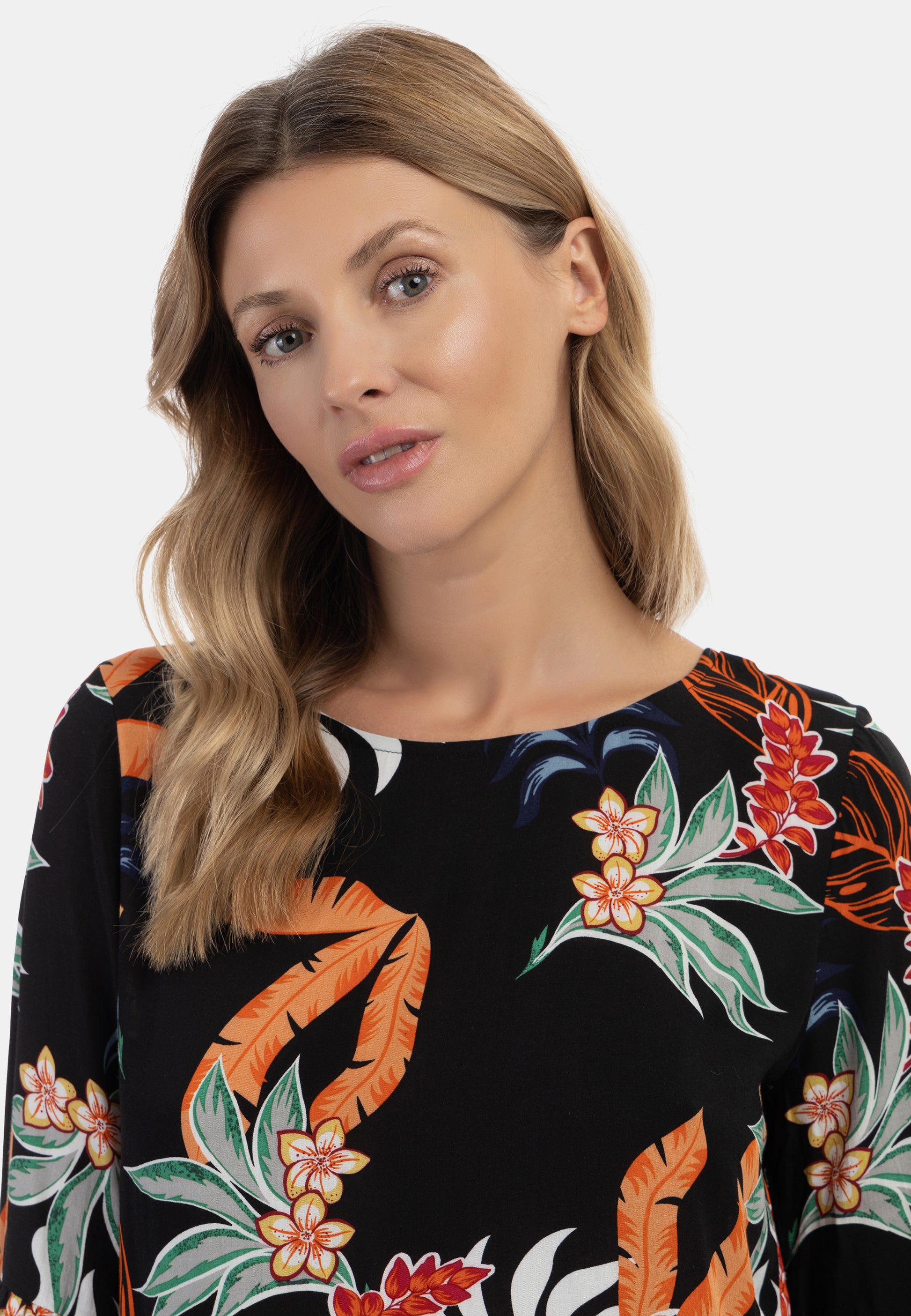 usha Women's Blouse Shirt