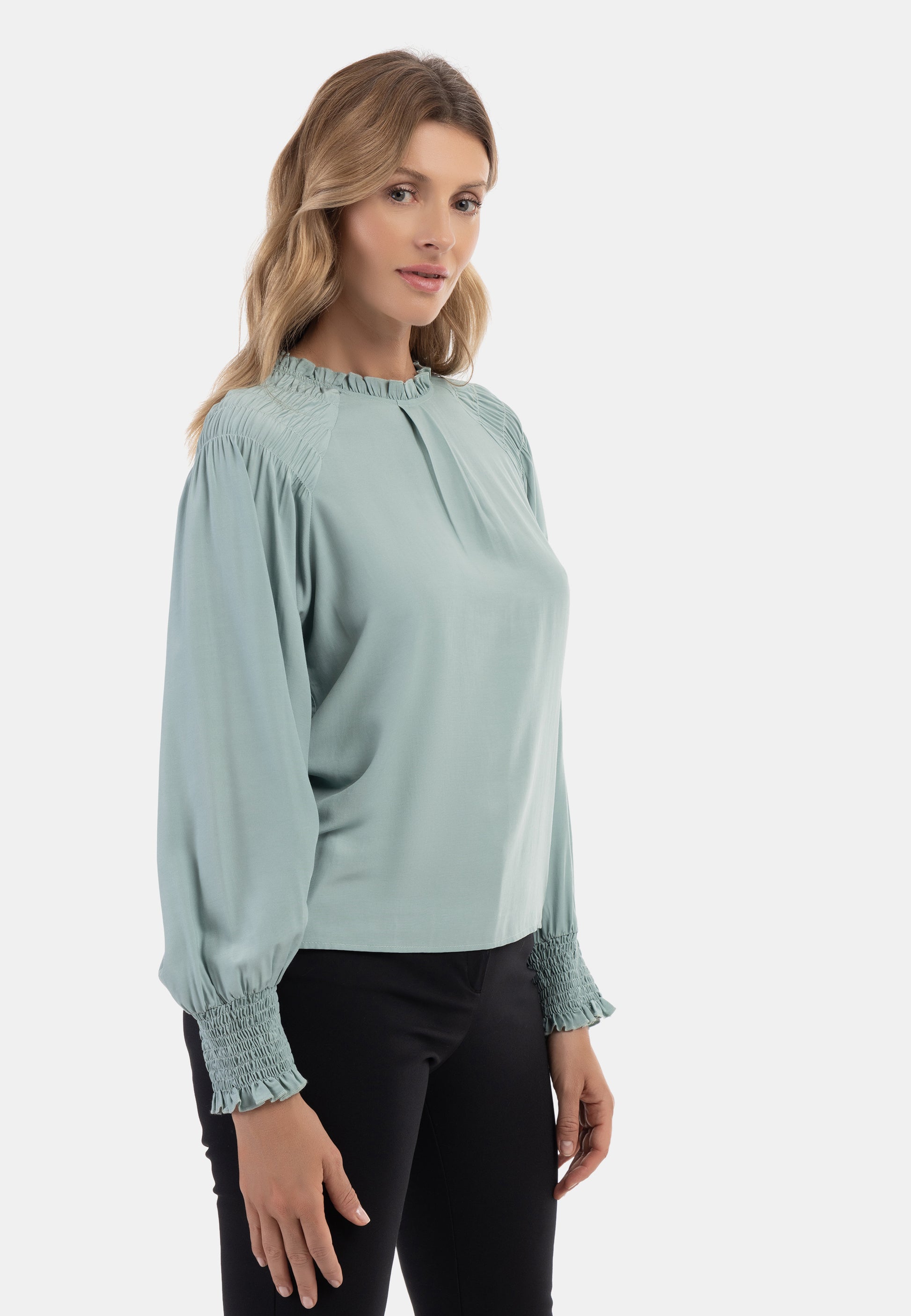 usha Women's Blouse Shirt