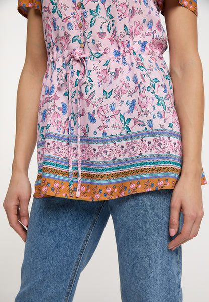 usha FESTIVAL Women's Short Sleeve Blouse