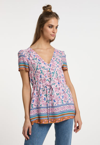 usha FESTIVAL Women's Short Sleeve Blouse