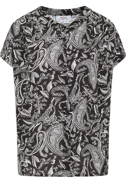 usha FESTIVAL Women's Short Sleeve Blouse
