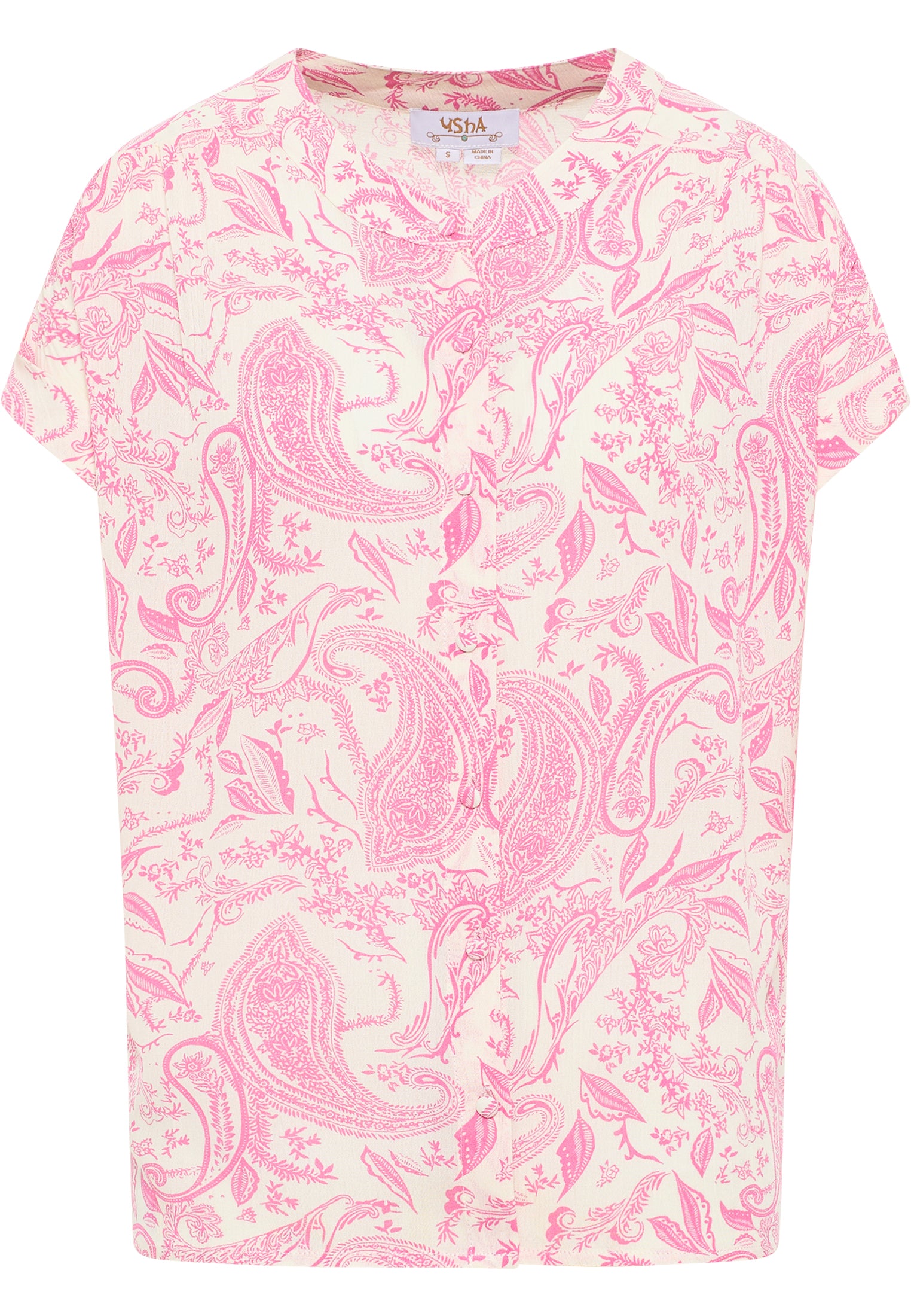 usha FESTIVAL Women's Short Sleeve Blouse