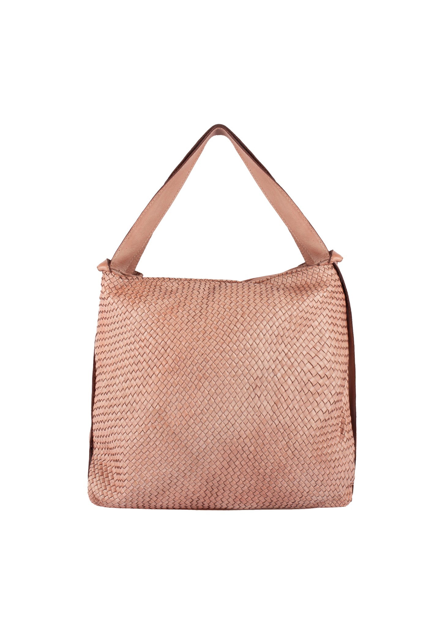 usha FESTIVAL Damen geflochtene Lederhandtasche