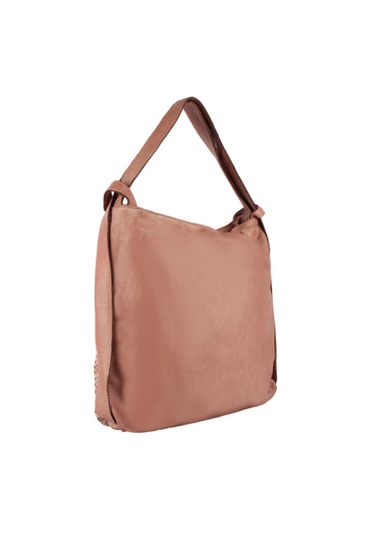 usha FESTIVAL Damen geflochtene Lederhandtasche