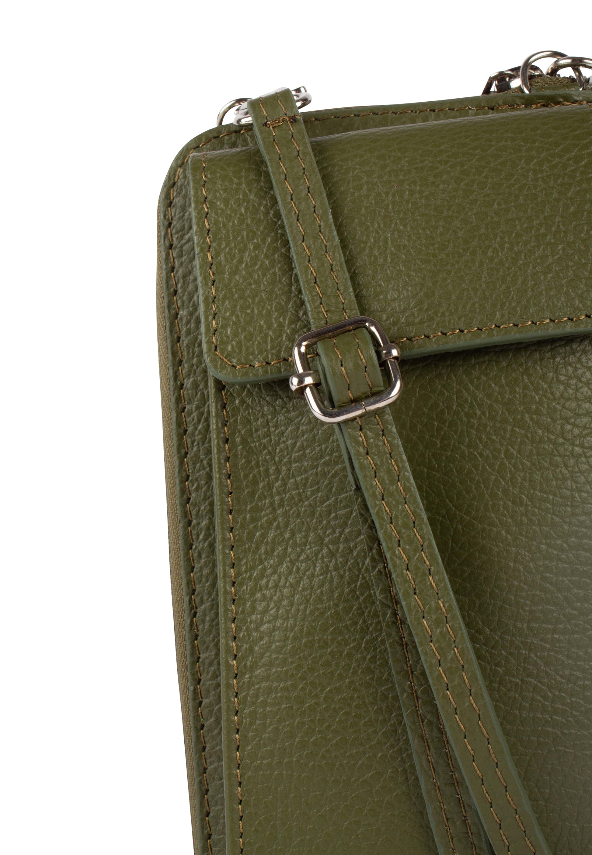 usha Women's Leather Wallet And Cell Phone Bag