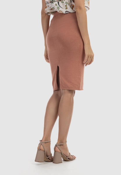 usha Women's Knit Midi Skirt