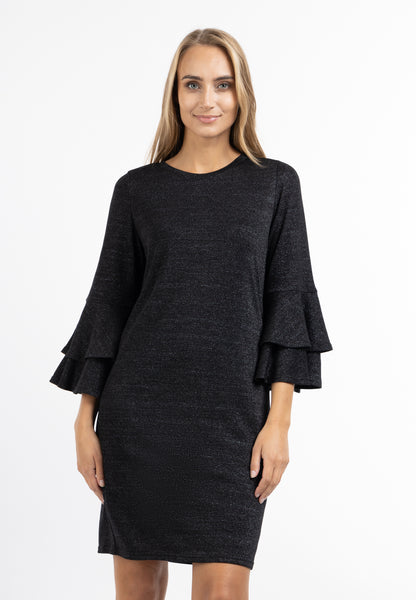 usha Women's Dress With Shiny Yarn